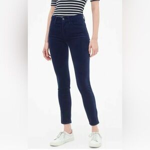 Gap Blue Velvet/Velour Pants